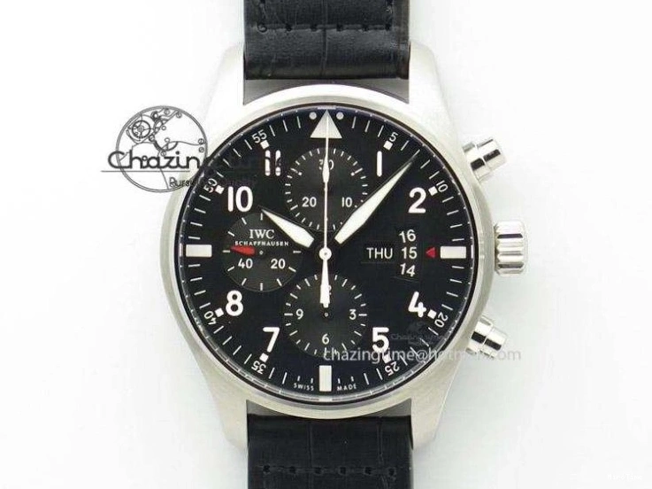 MIROTIME 0710 BestValue Mark XVIII IW328101 Black Ceramic M+F 1:1 Best Edition Blue Dial on Blue Nylon Strap A 7058
